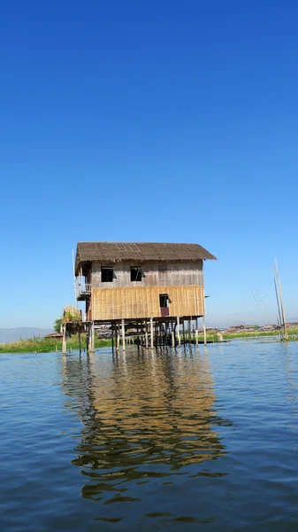 Cottage dalam air — Stok Foto