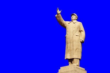 Chairman Mao's statue clipart