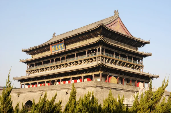 Drum tower xian Kina — Stockfoto