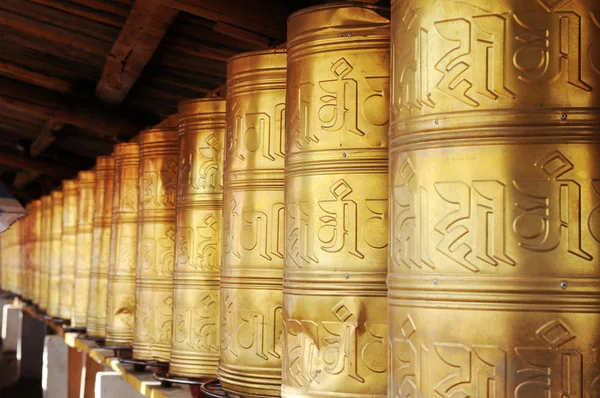 Rodas de Oração Tibetanas — Fotografia de Stock