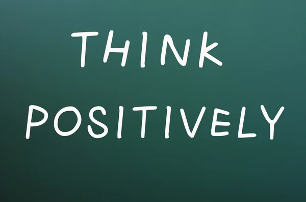 Myslet pozitivně — Stock fotografie