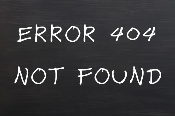 Помилка 404 - сторінку не знайдено — стокове фото
