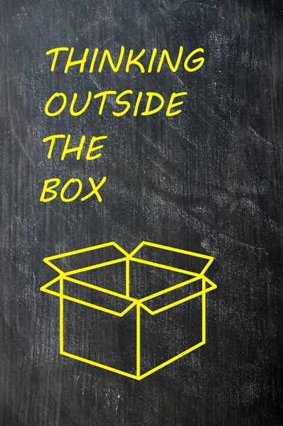 Thinking Outside the box — Stock Photo, Image