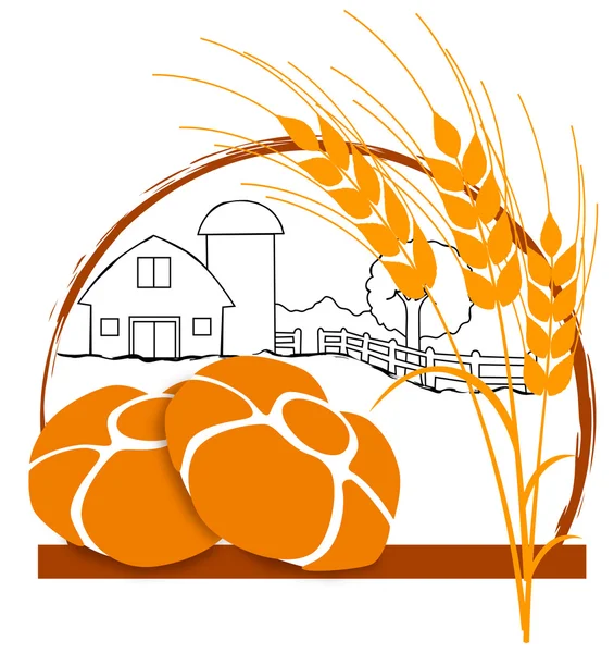 Logo boulangerie — Image vectorielle