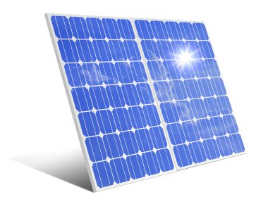 Photovoltaic panels clipart