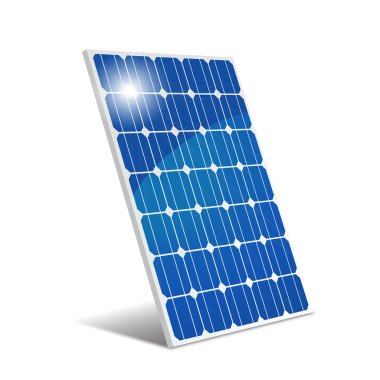 Panel photovoltaic clipart