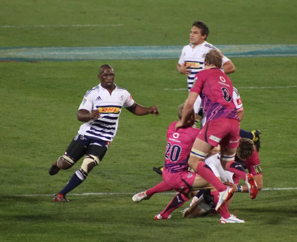 Rugby siya kolisi stormers Zuid-Afrika 2012 — Stockfoto