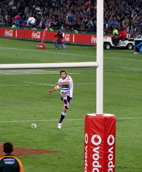 Rugby peter grant kick stormers südafrika 2012 — Stockfoto