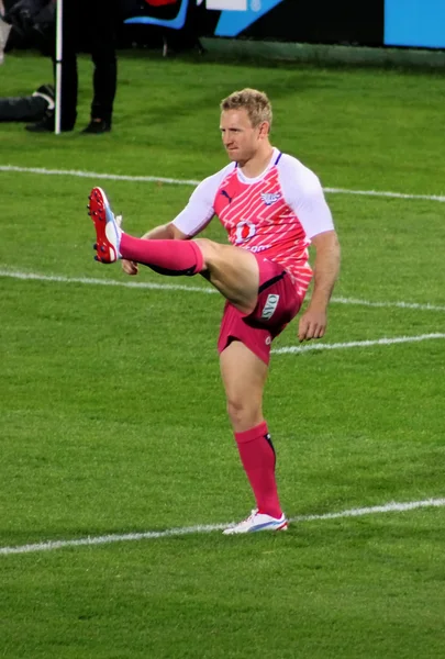 Rugby Jano Vermaak Kick Bulls Sudafrica 2012 — Foto Stock