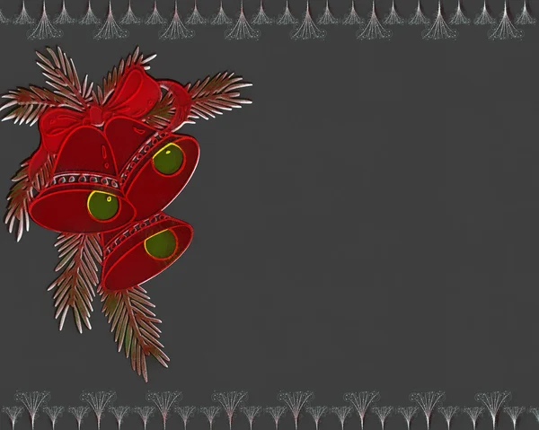 Tarjeta de Navidad 3D — Foto de Stock