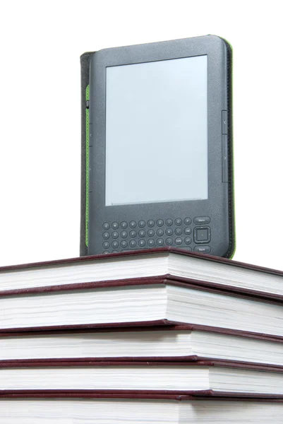 Чтение цифровой книги Дисплей планшета устройства — стоковое фото