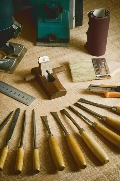 Wood Working Tools — Stock Photo, Image