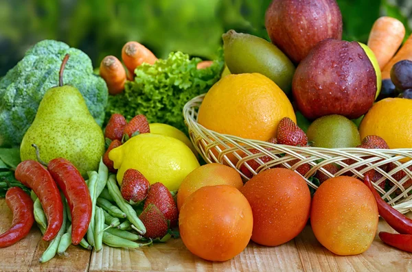 Bästa frukt & grönsaker bild — Stockfoto