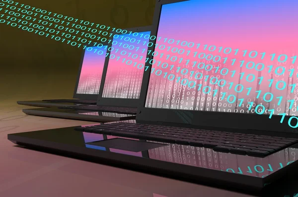 Bärbara datorer. — Stockfoto