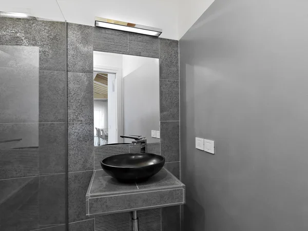 Modern banyo detay — Stok fotoğraf