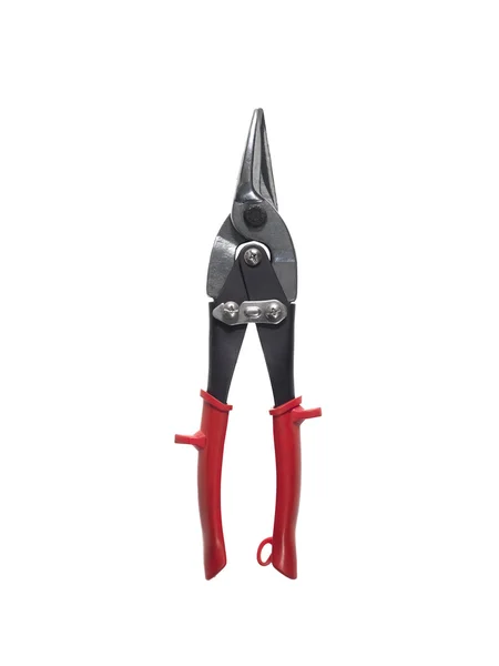 A shear with red handle — Stock Photo, Image