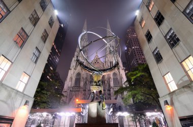 Rockefeller Center and St. Patrick's clipart