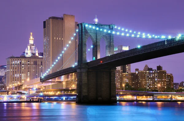 Most Brooklyński w Nowym Jorku — Zdjęcie stockowe