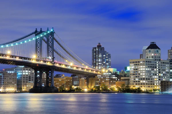 Manhattan bridge most — Zdjęcie stockowe