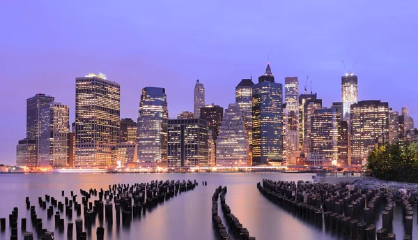 Skyline di Manhattan centro — Foto Stock