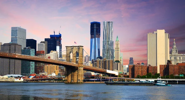 Ponte di Brooklyn a New York — Foto Stock