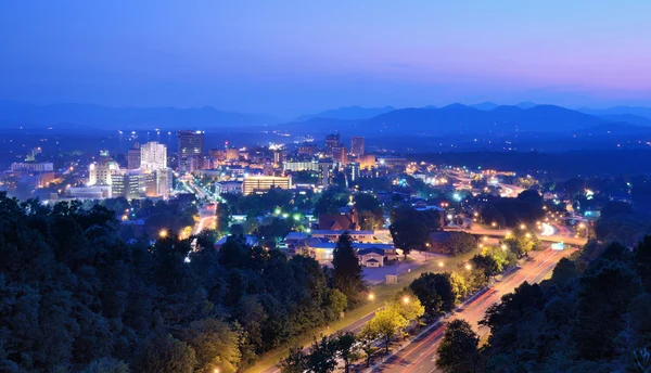 Horizonte de Asheville —  Fotos de Stock