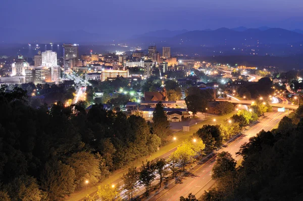Asheville Скайлайн — стоковое фото