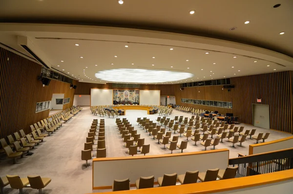 Förenta nationernas säkerhetsråd kammare — Stockfoto