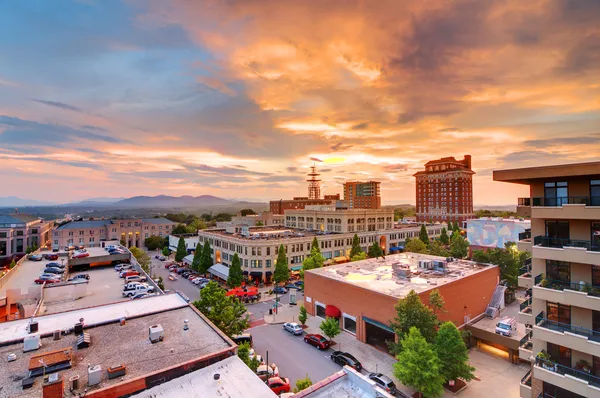 Downtown Asheville — Stock Photo, Image