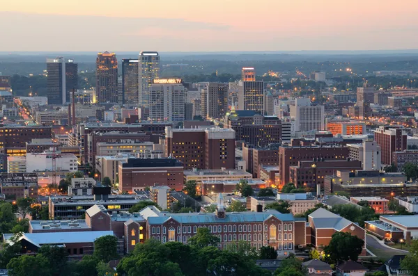 Innenstadt von Birmingham, Alabama — Stockfoto