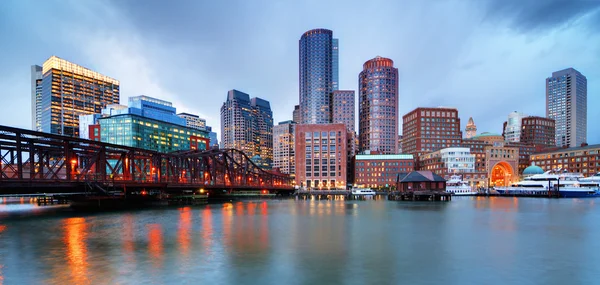 Boston waterfront — Stockfoto