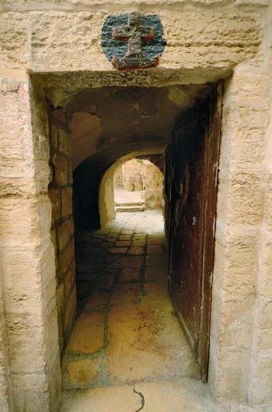 Jeruzalémské staré město dveře — Stock fotografie
