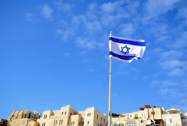 Прапор Ізраїлю — стокове фото