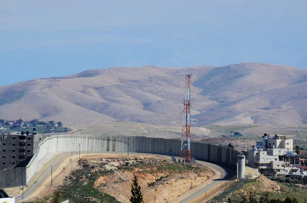 Israele Barriera della Cisgiordania — Foto Stock