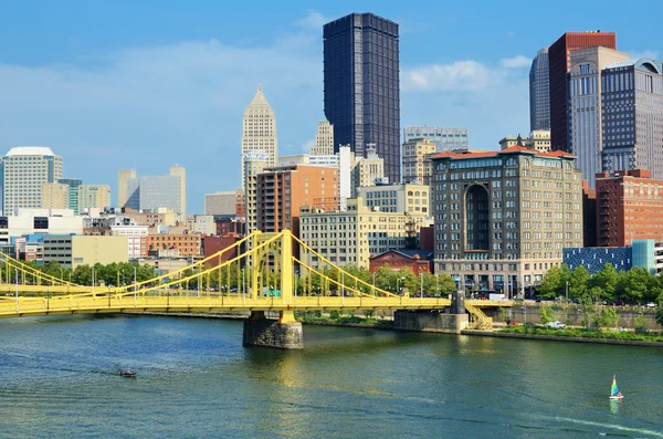 Skyline w Pittsburghu — Zdjęcie stockowe