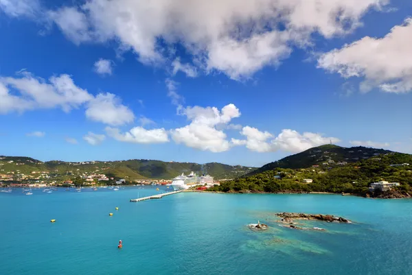 Charlotte Amalie, St. Thomas, Islas Vírgenes de los Estados Unidos — Foto de Stock