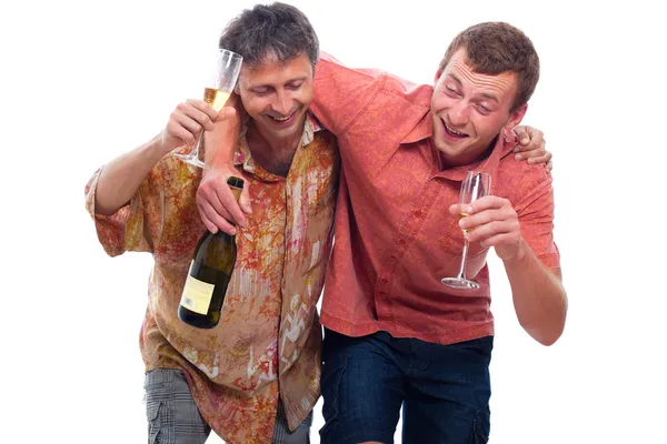 Homens bêbados — Fotografia de Stock