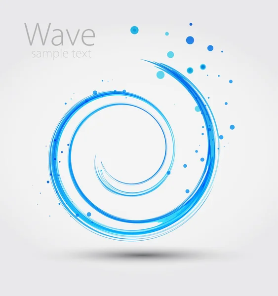 Abstract wave. Vector — Stock Vector
