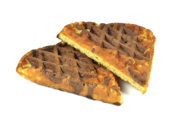 Fresh chocolate waffles — Stock Photo, Image