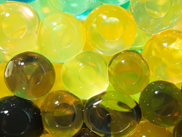 Bola de color abstracta transparente patten —  Fotos de Stock