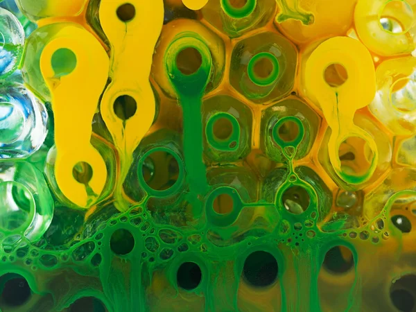 抽象的な透明なバル underwather のインクの色 — ストック写真