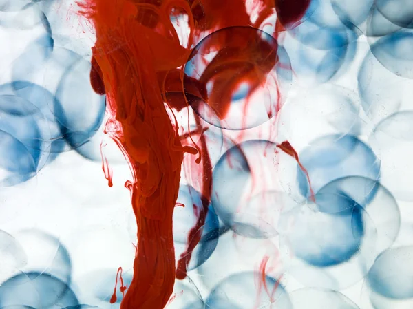 Abstraktní barevné bal voda průhledná — Stock fotografie