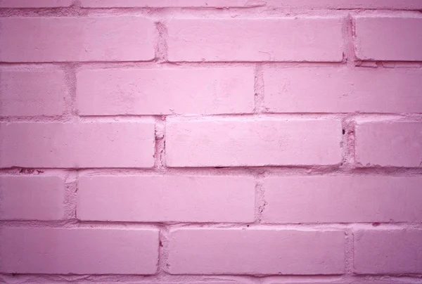 Růžový cihlová zeď — Stock fotografie