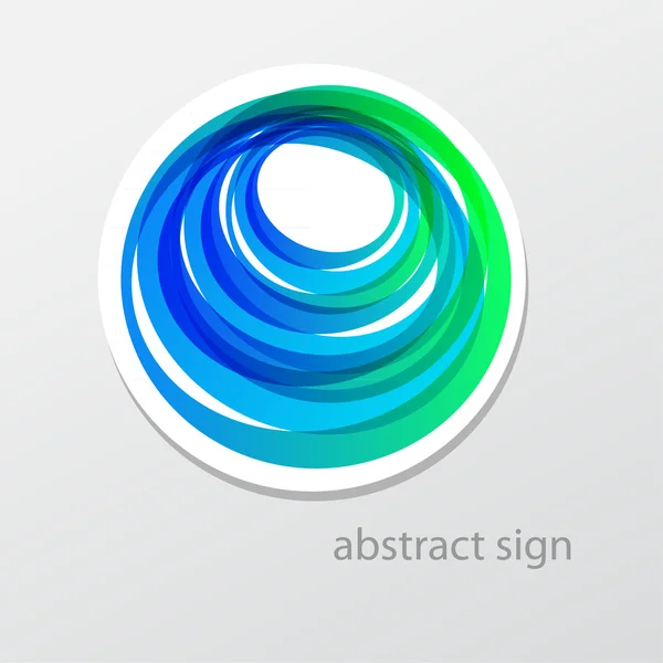 Signo abstracto — Archivo Imágenes Vectoriales