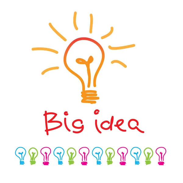 Big-idea — Stock Vector