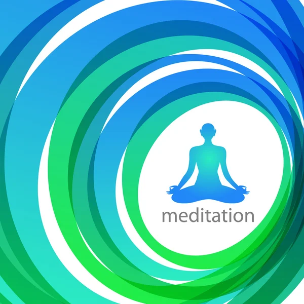 Медитація — стоковий вектор