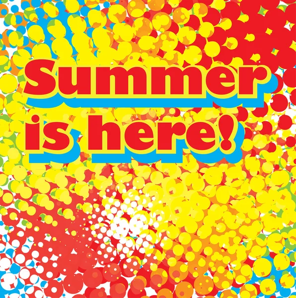 Summer-is-here! — Stock Vector