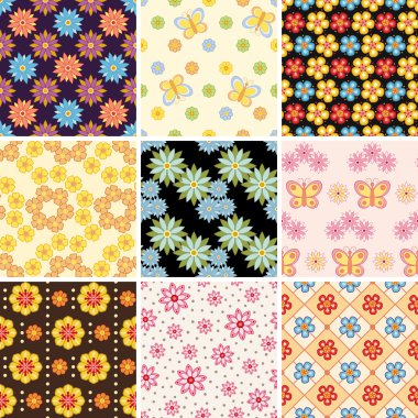 çiçek pattern