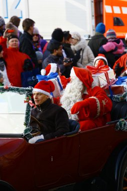 Helsinki, Finlandiya - 20 Kasım: geleneksel Noel sokak op