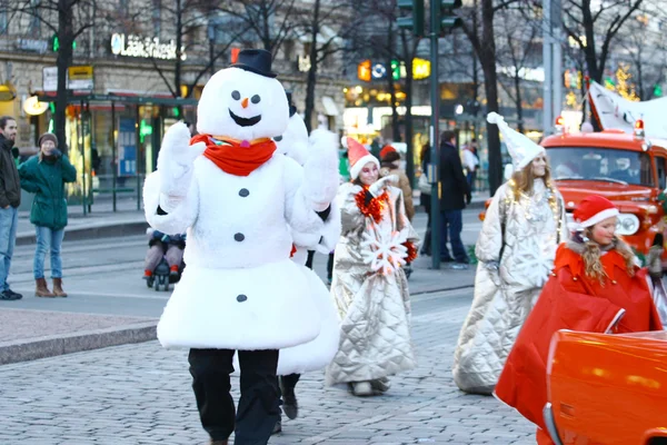 Открытие Рождественской улицы — стоковое фото